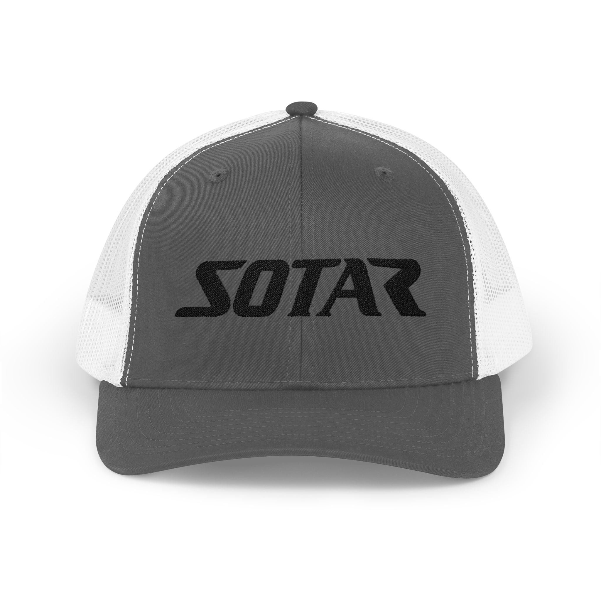 Snapback Trucker Cap - Black Logo