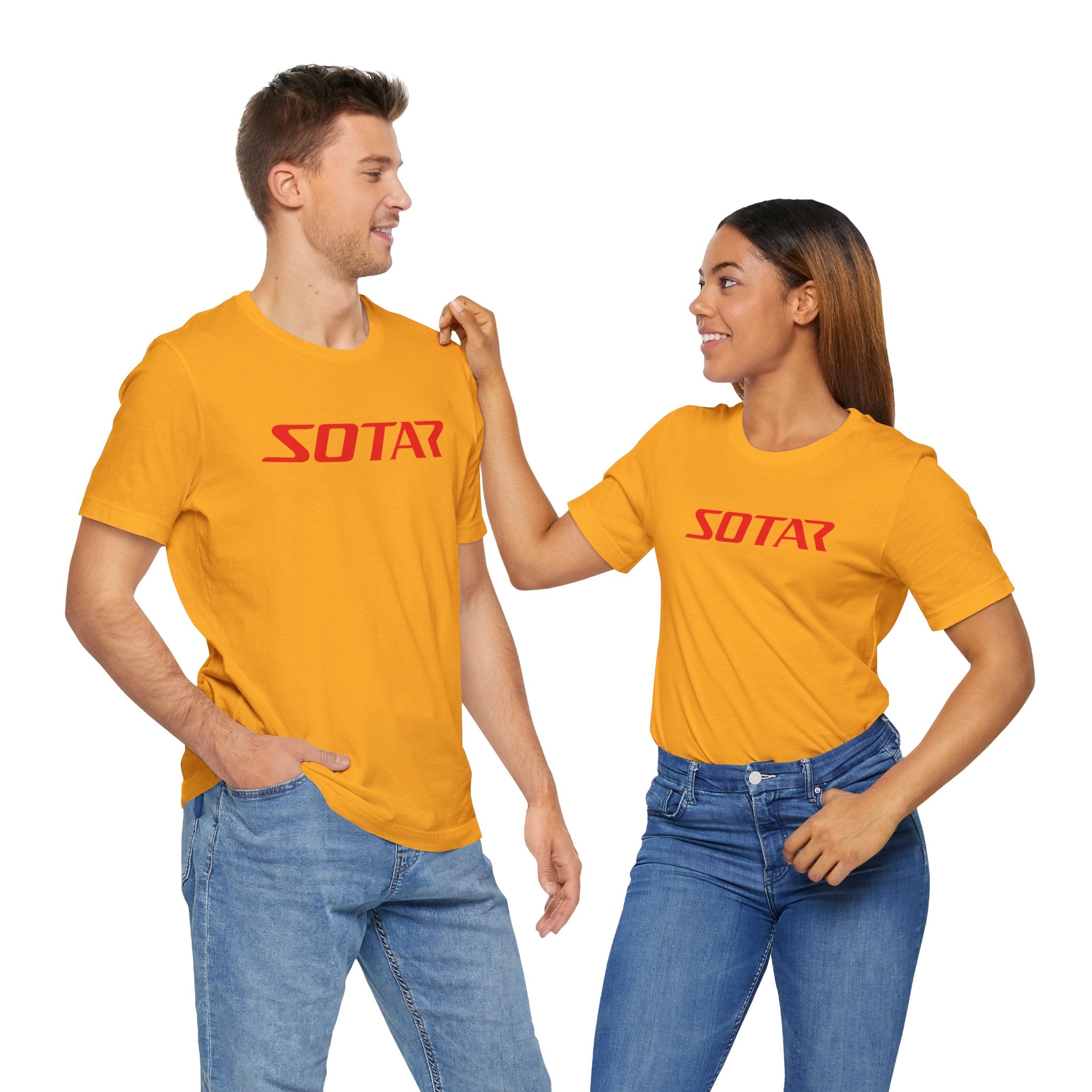 SOTAR Red LOGO Graphic Tee - Unisex Casual T-Shirt, Everyday Outdoor