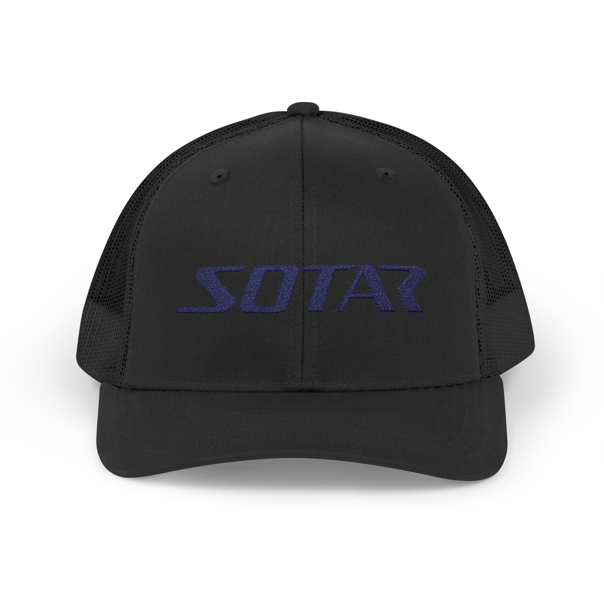 Snapback Trucker Cap - Blue Logo