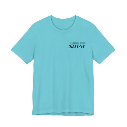 I Explore with SOTAR Black Logo - Liquid SL Series T-Shirt