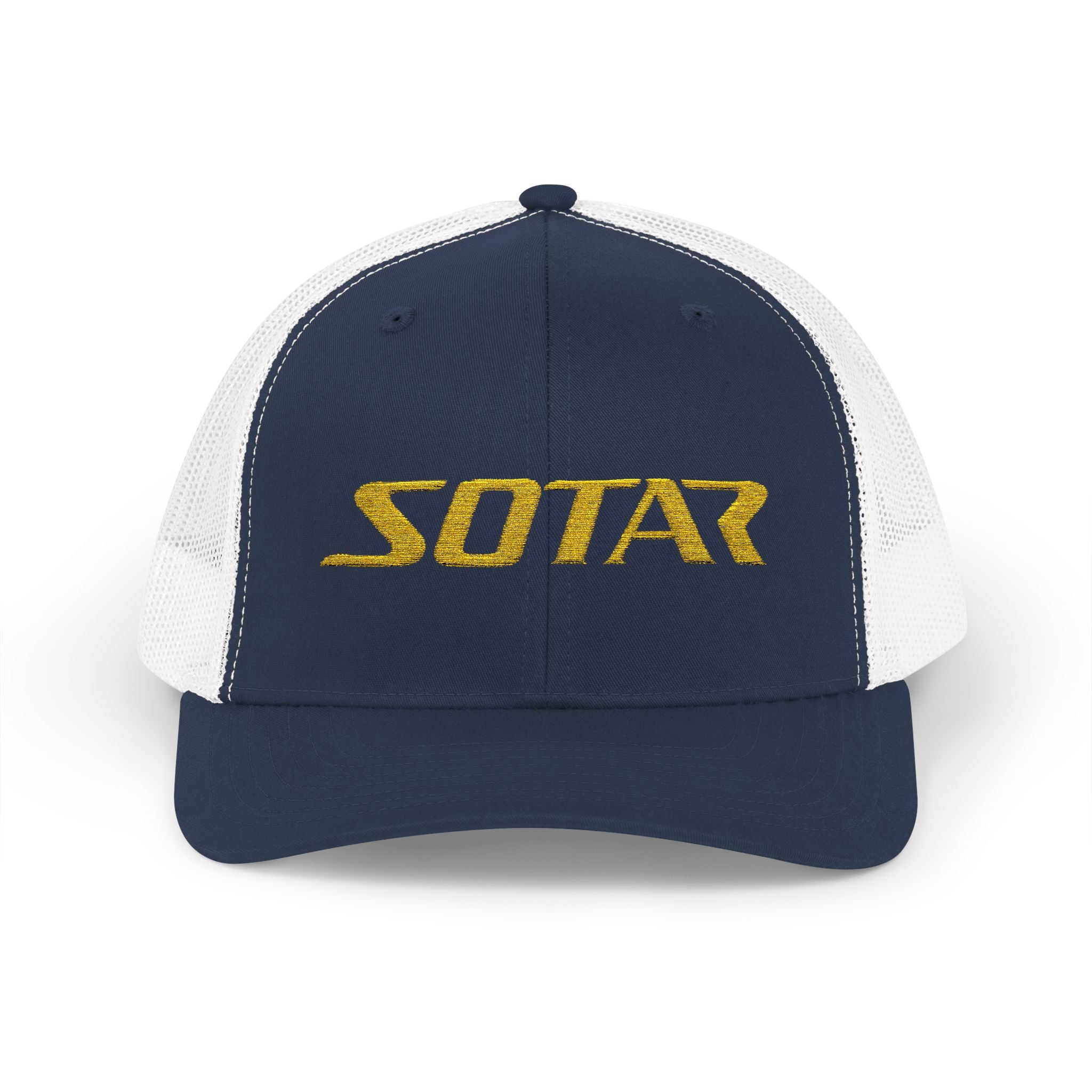Snapback Trucker Cap - Yellow Logo