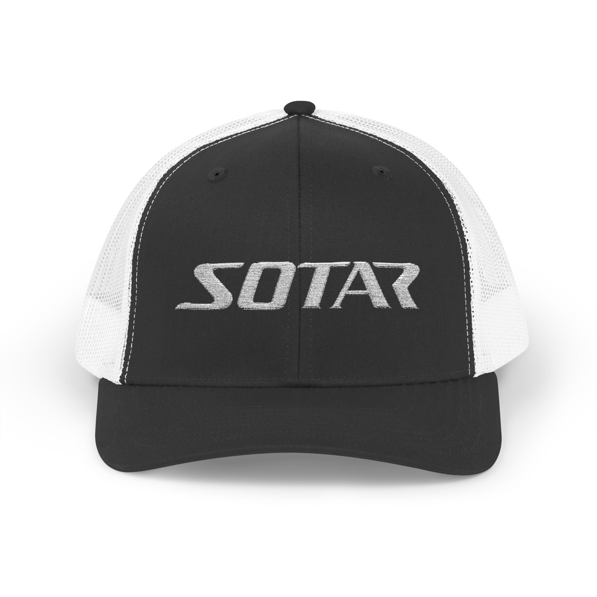 Snapback Trucker Cap - White Logo