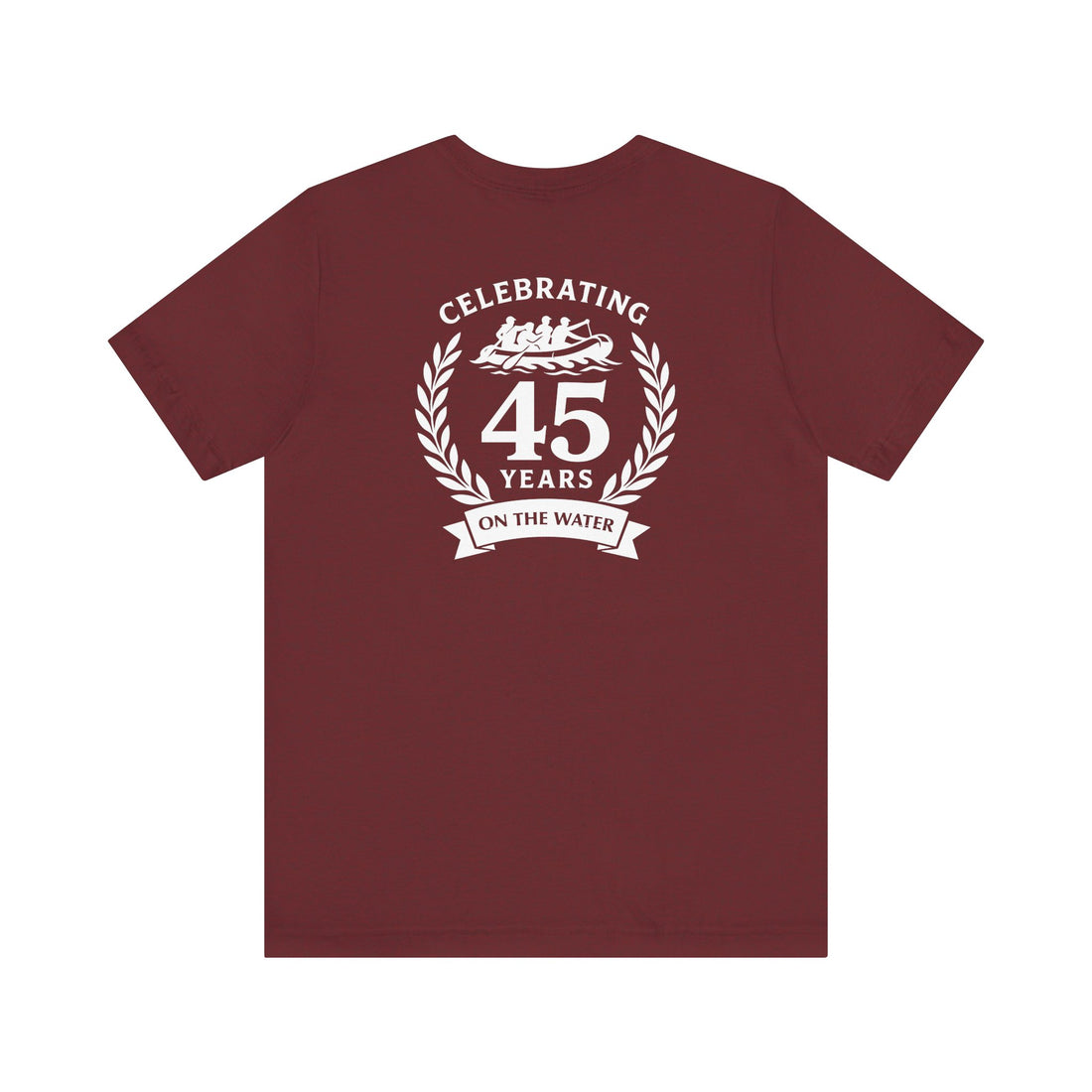 SOTAR White Logo Celebrating 45 Years Unisex Tee, Commemorative Shirt, Whitewater Rafting Anniversary T-Shirt