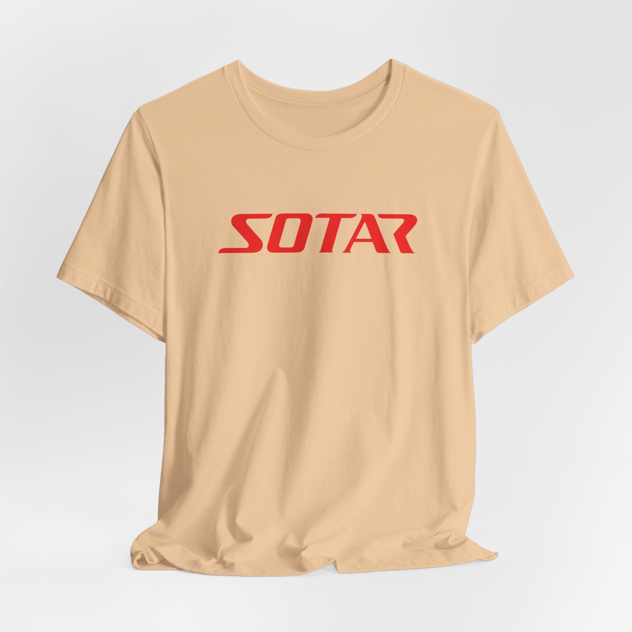 SOTAR Red LOGO Graphic Tee - Unisex Casual T-Shirt, Everyday Outdoor