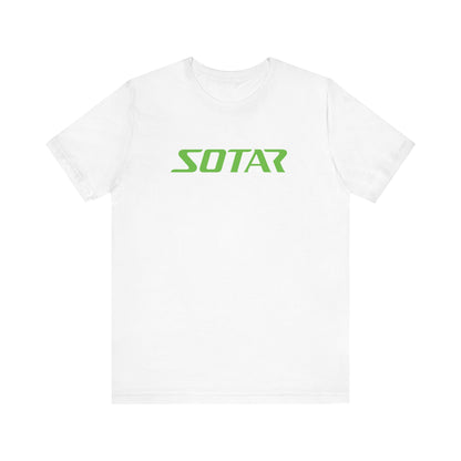 SOTAR Lime Green LOGO Graphic Tee - Unisex Casual T-Shirt, Everyday Outdoor