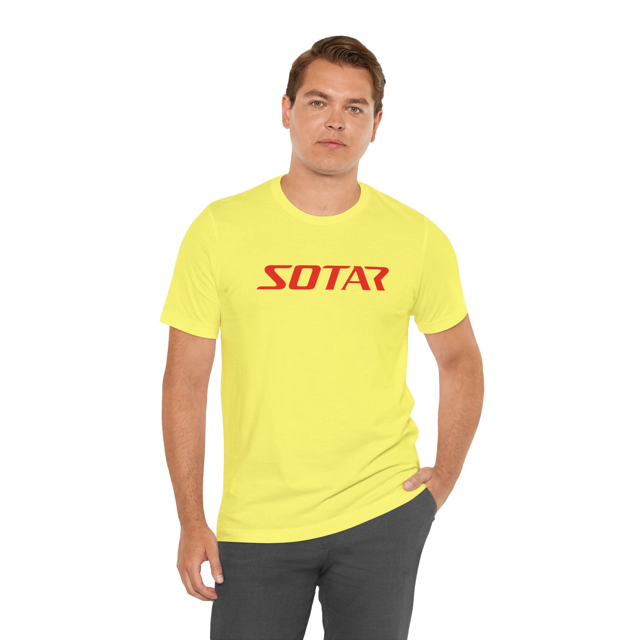 SOTAR Red LOGO Graphic Tee - Unisex Casual T-Shirt, Everyday Outdoor