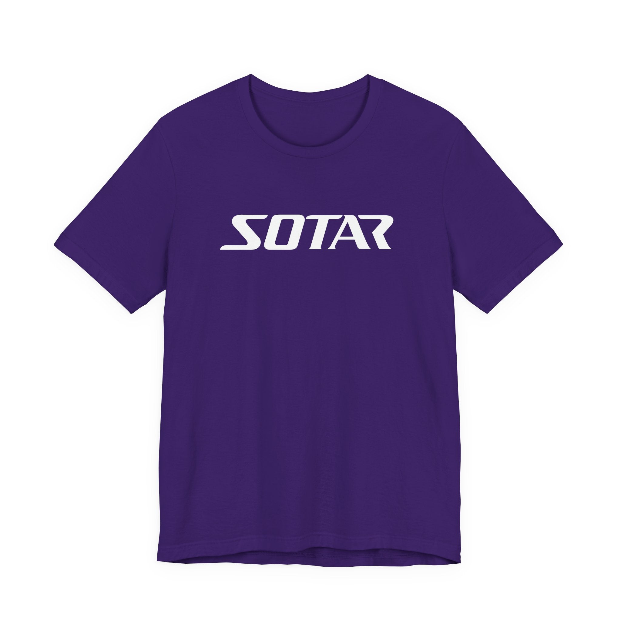 SOTAR White LOGO Graphic Tee - Unisex Casual T-Shirt, Everyday Outdoor