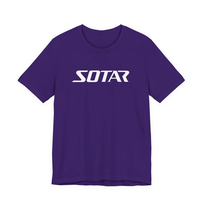 SOTAR White LOGO Graphic Tee - Unisex Casual T-Shirt, Everyday Outdoor