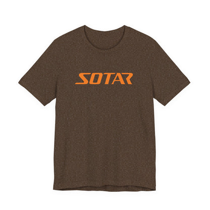 SOTAR Orange LOGO Graphic Tee - Unisex Casual T-Shirt, Everyday Outdoor