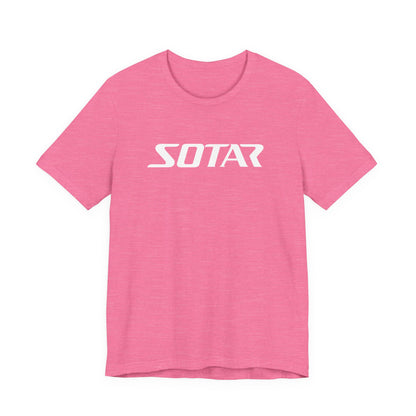 SOTAR White LOGO Graphic Tee - Unisex Casual T-Shirt, Everyday Outdoor