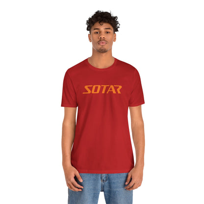 SOTAR Orange LOGO Graphic Tee - Unisex Casual T-Shirt, Everyday Outdoor
