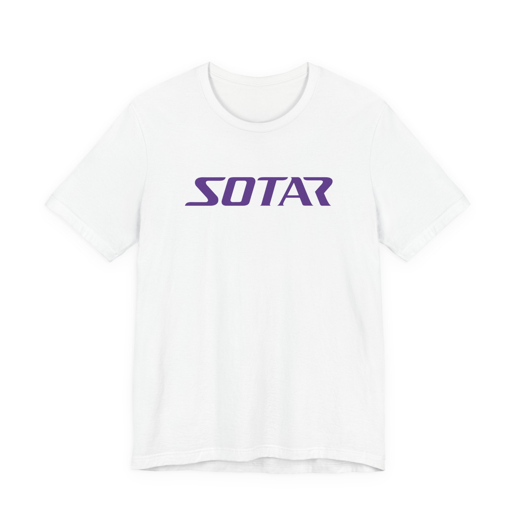 SOTAR Purple LOGO Graphic Tee - Unisex Casual T-Shirt, Everyday Outdoor