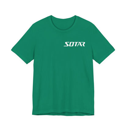 SOTAR White Logo Celebrating 45 Years Unisex Tee, Commemorative Shirt, Whitewater Rafting Anniversary T-Shirt