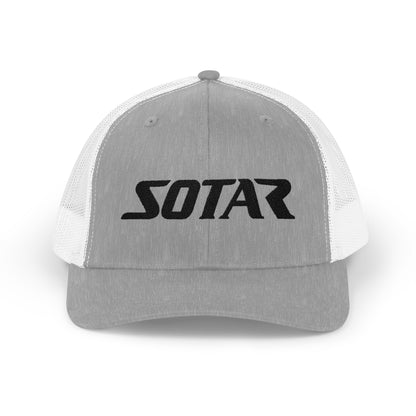 Snapback Trucker Cap - Black Logo