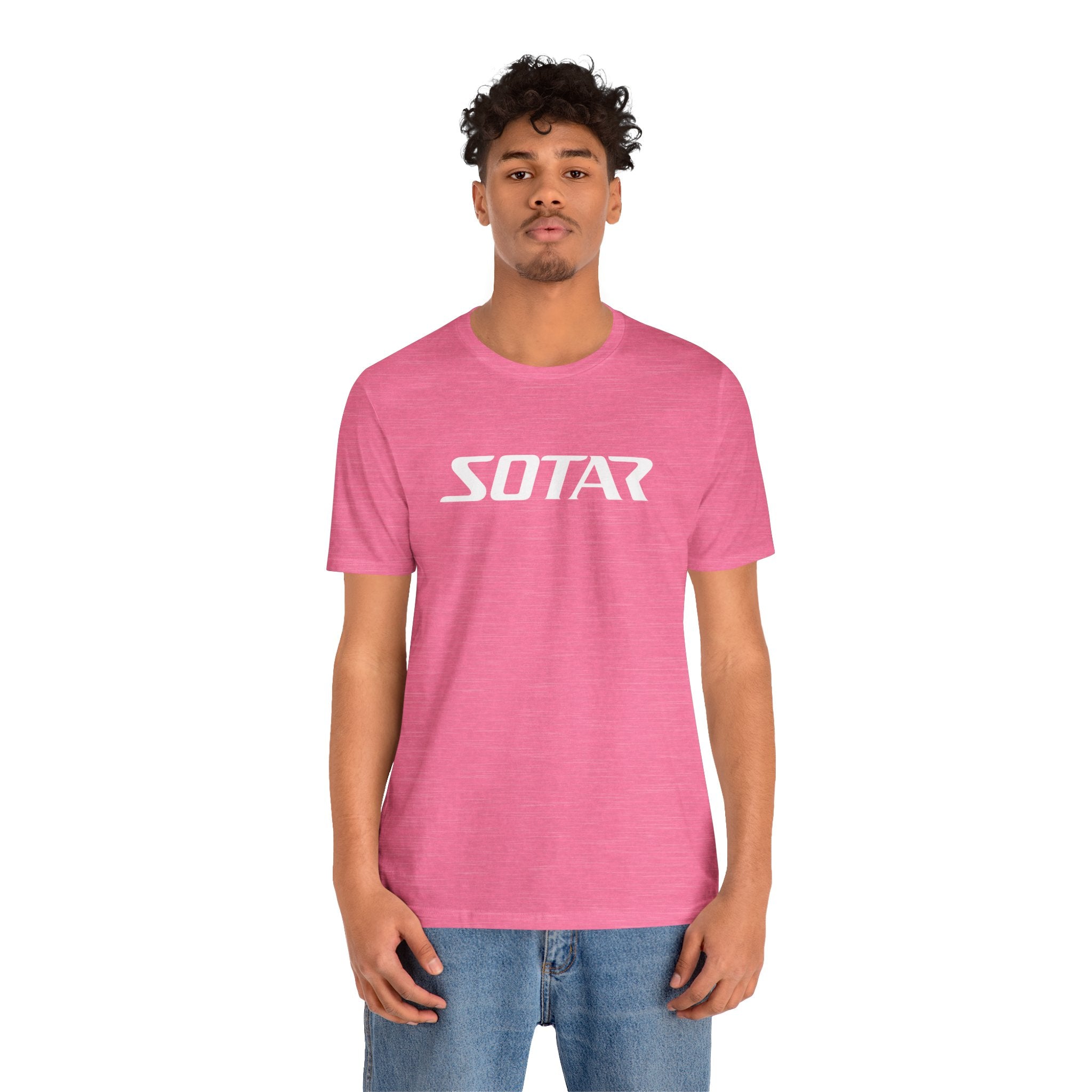 SOTAR White LOGO Graphic Tee - Unisex Casual T-Shirt, Everyday Outdoor