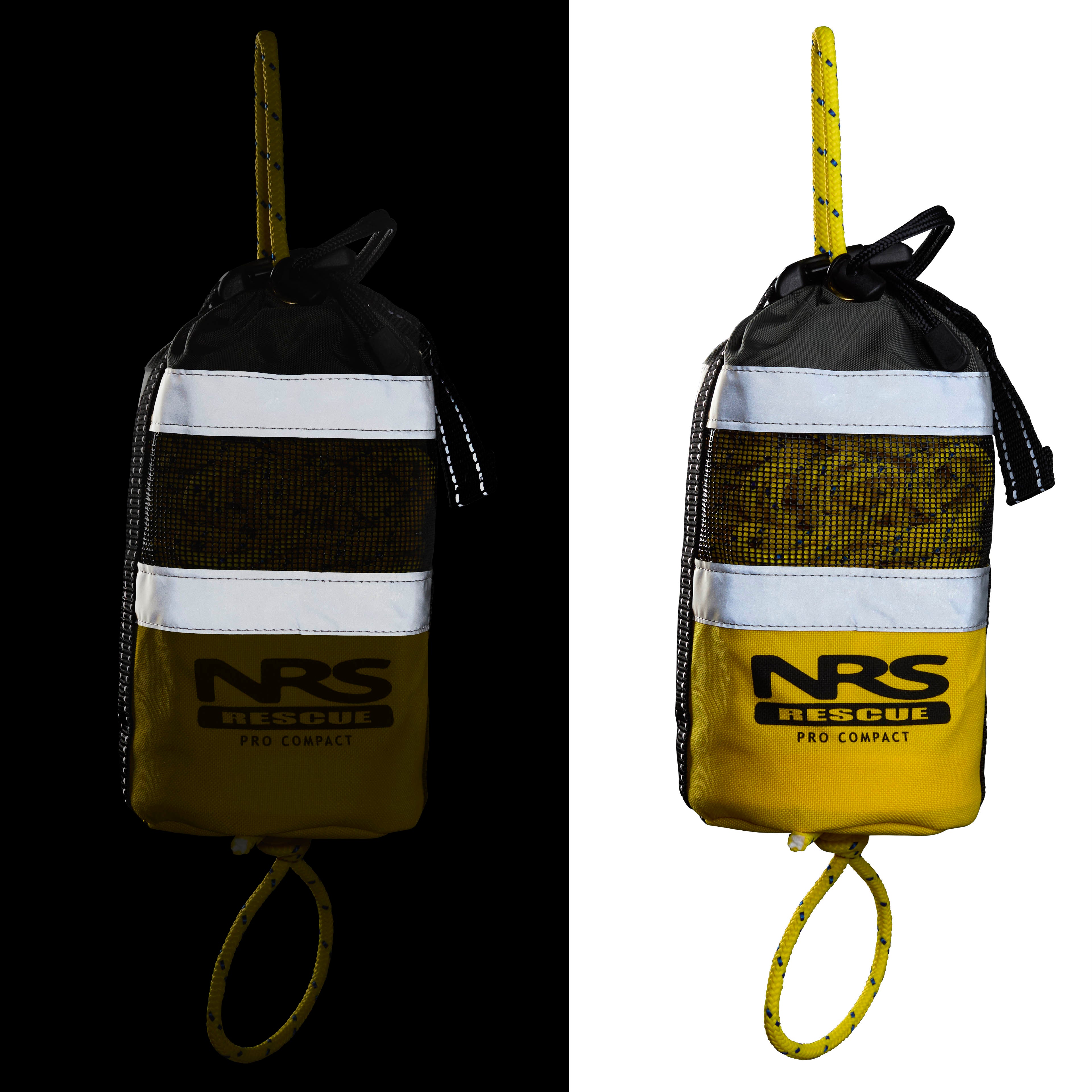NRS Pro Compact Rescue Throw Bag, Yellow