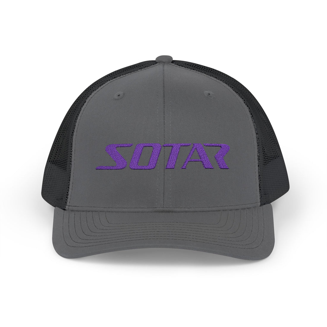 Snapback Trucker Cap - Purple Logo