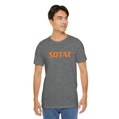 SOTAR Orange LOGO Graphic Tee - Unisex Casual T-Shirt, Everyday Outdoor