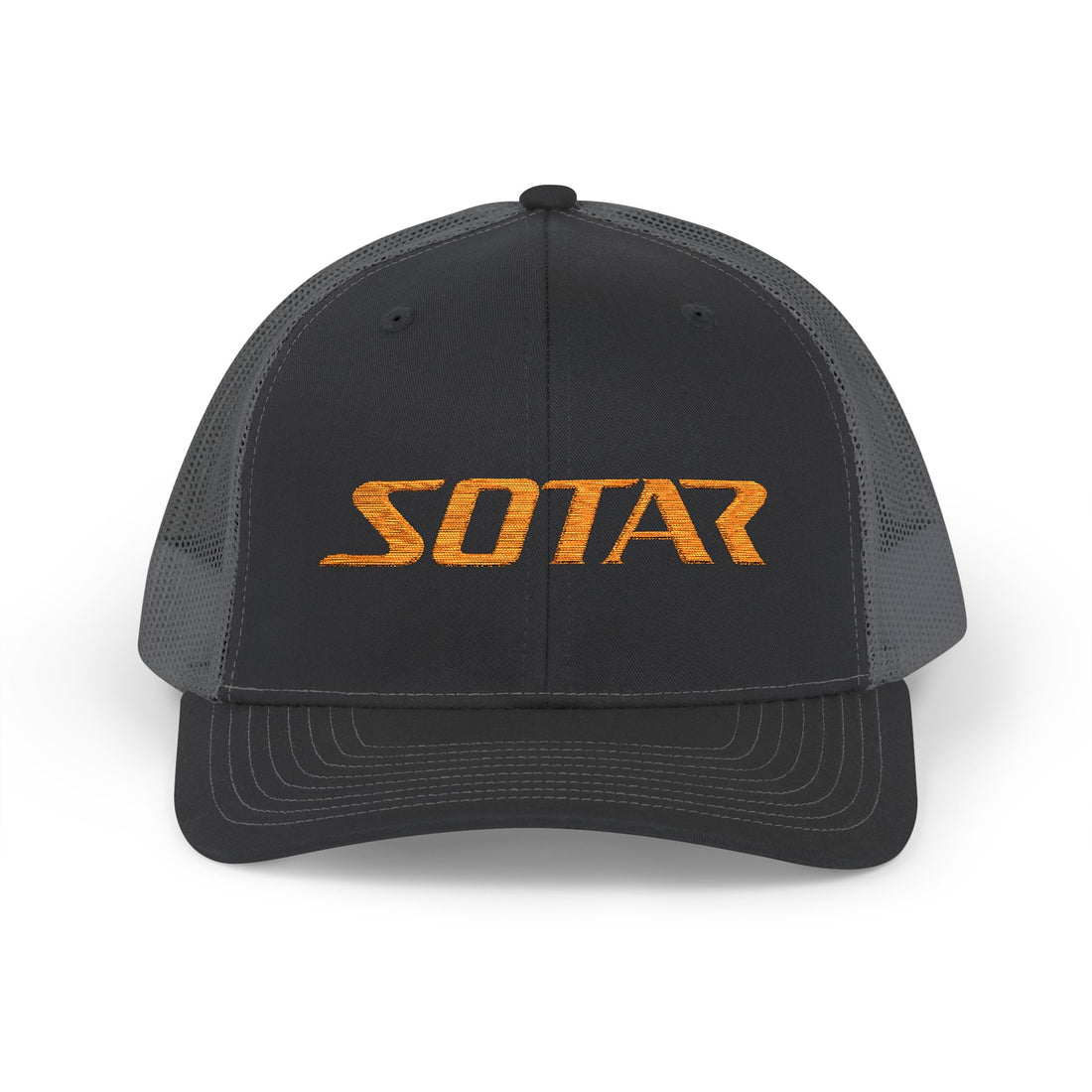 Snapback Trucker Cap - Orange Logo