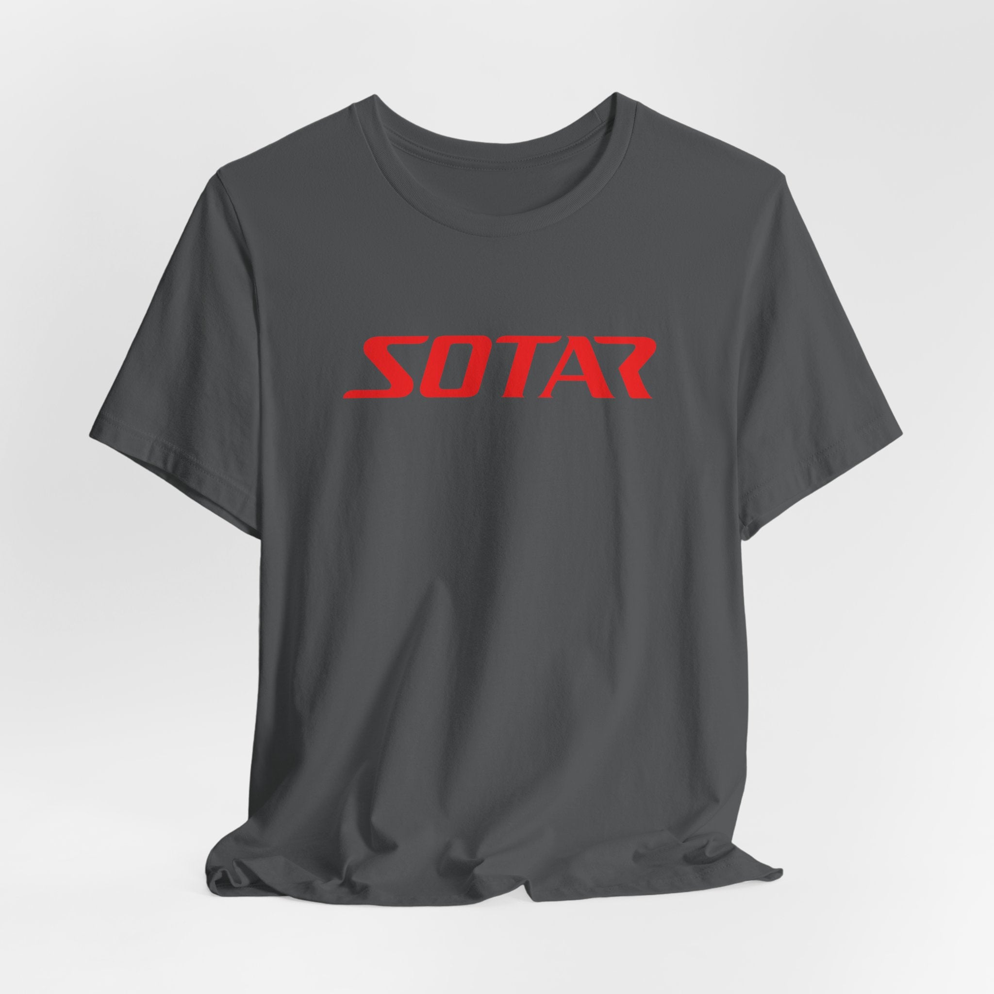 SOTAR Red LOGO Graphic Tee - Unisex Casual T-Shirt, Everyday Outdoor