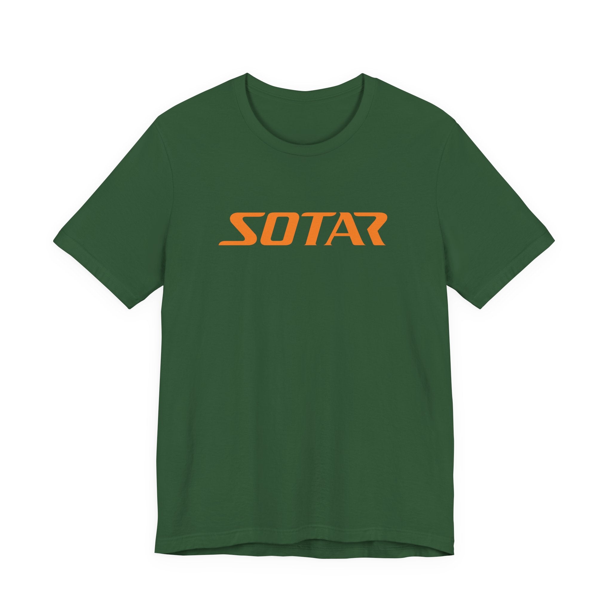 SOTAR Orange LOGO Graphic Tee - Unisex Casual T-Shirt, Everyday Outdoor