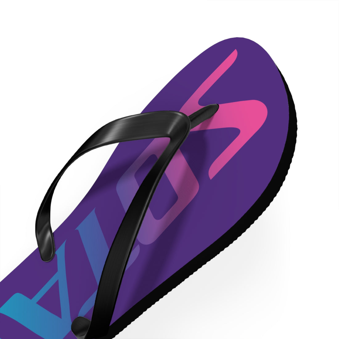 SOTAR Pink Teal Logo Purple Flip Flops Sandals Summer River Water Wear