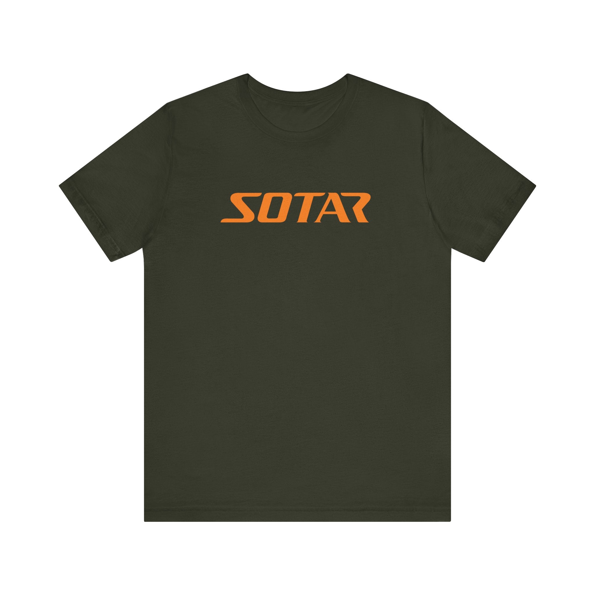 SOTAR Orange LOGO Graphic Tee - Unisex Casual T-Shirt, Everyday Outdoor