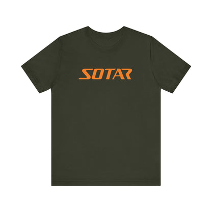 SOTAR Orange LOGO Graphic Tee - Unisex Casual T-Shirt, Everyday Outdoor