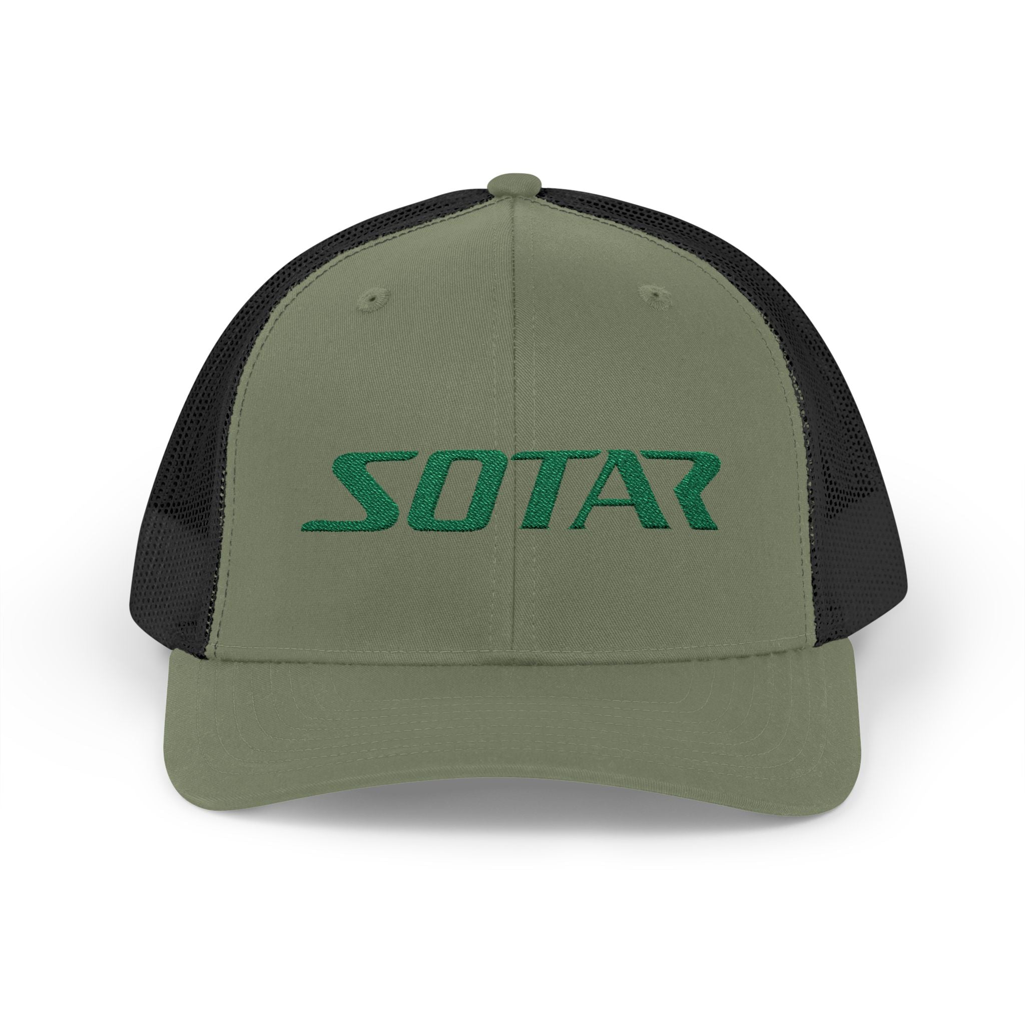 Snapback Trucker Cap - Green Logo