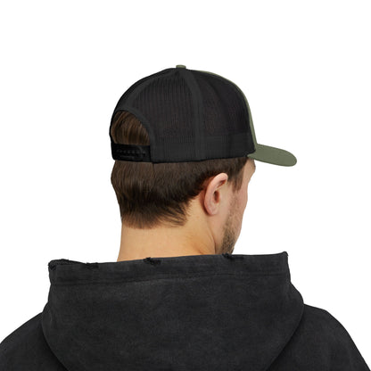 Snapback Trucker Cap - Green Logo