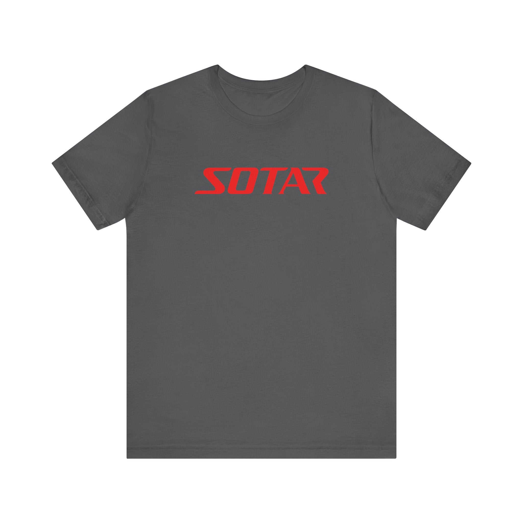 SOTAR Red LOGO Graphic Tee - Unisex Casual T-Shirt, Everyday Outdoor