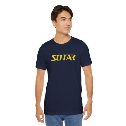 SOTAR Yellow LOGO Graphic Tee - Unisex Casual T-Shirt, Everyday Outdoor