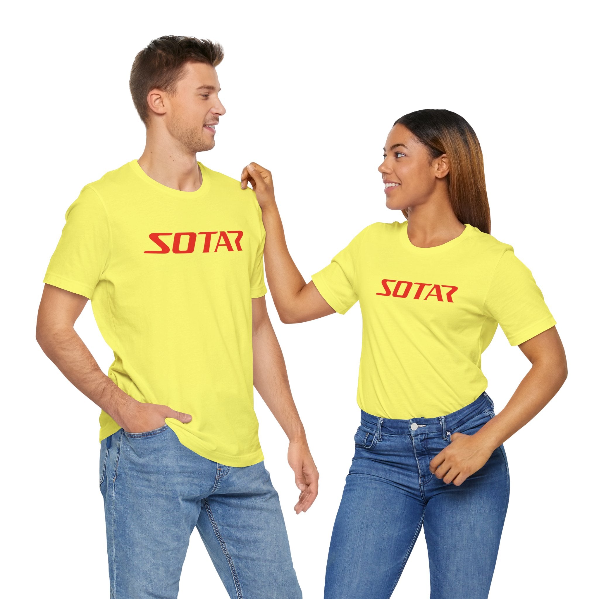 SOTAR Red LOGO Graphic Tee - Unisex Casual T-Shirt, Everyday Outdoor