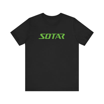 SOTAR Lime Green LOGO Graphic Tee - Unisex Casual T-Shirt, Everyday Outdoor