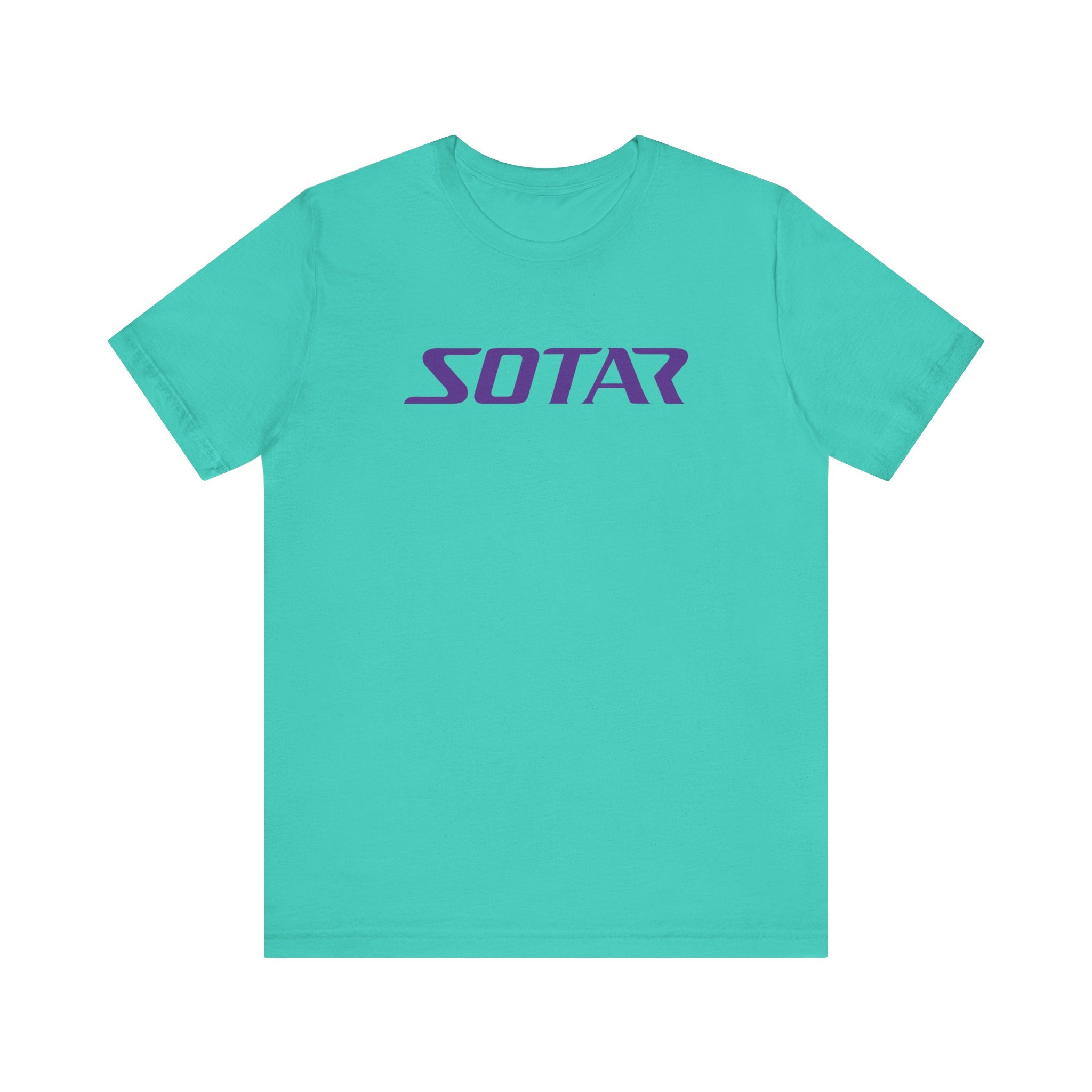 SOTAR Purple LOGO Graphic Tee - Unisex Casual T-Shirt, Everyday Outdoor