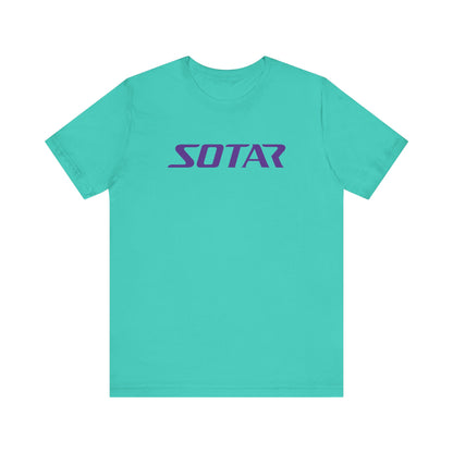 SOTAR Purple LOGO Graphic Tee - Unisex Casual T-Shirt, Everyday Outdoor