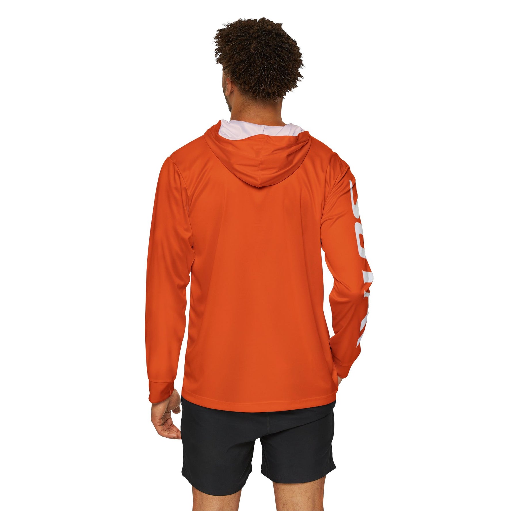 Orange White SOTAR Men's UPF 50+ Sun Shirt