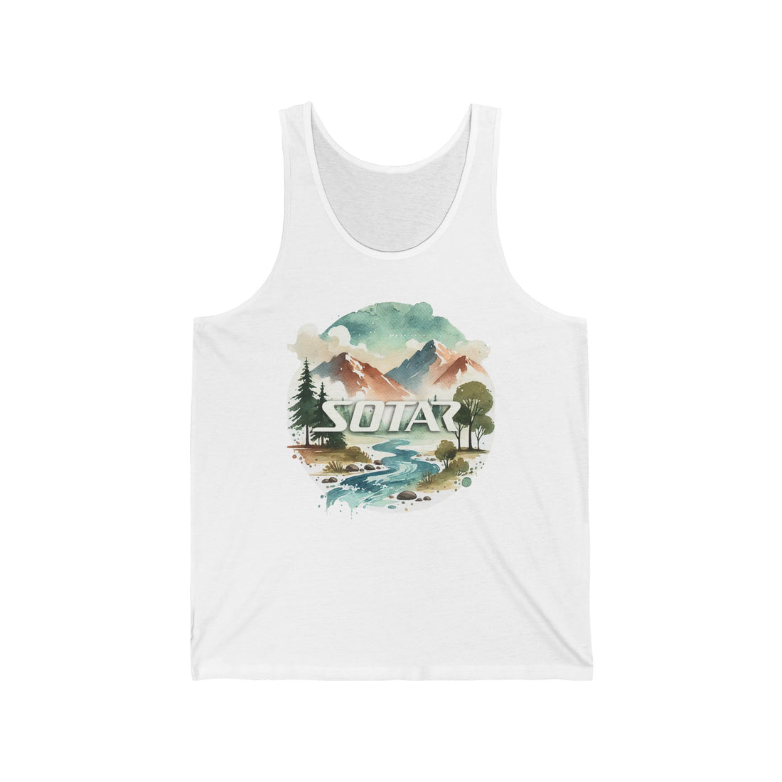 Unisex Jersey Tank - Watercolor 201