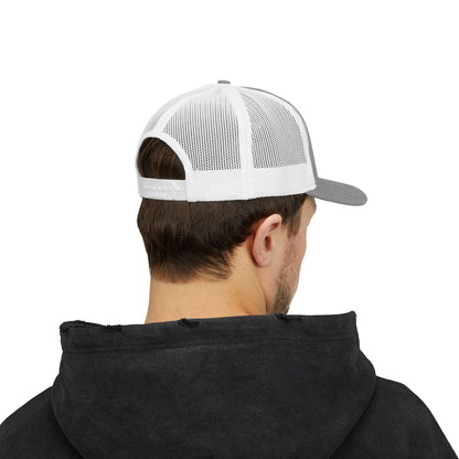 Snapback Trucker Cap -  Red Logo