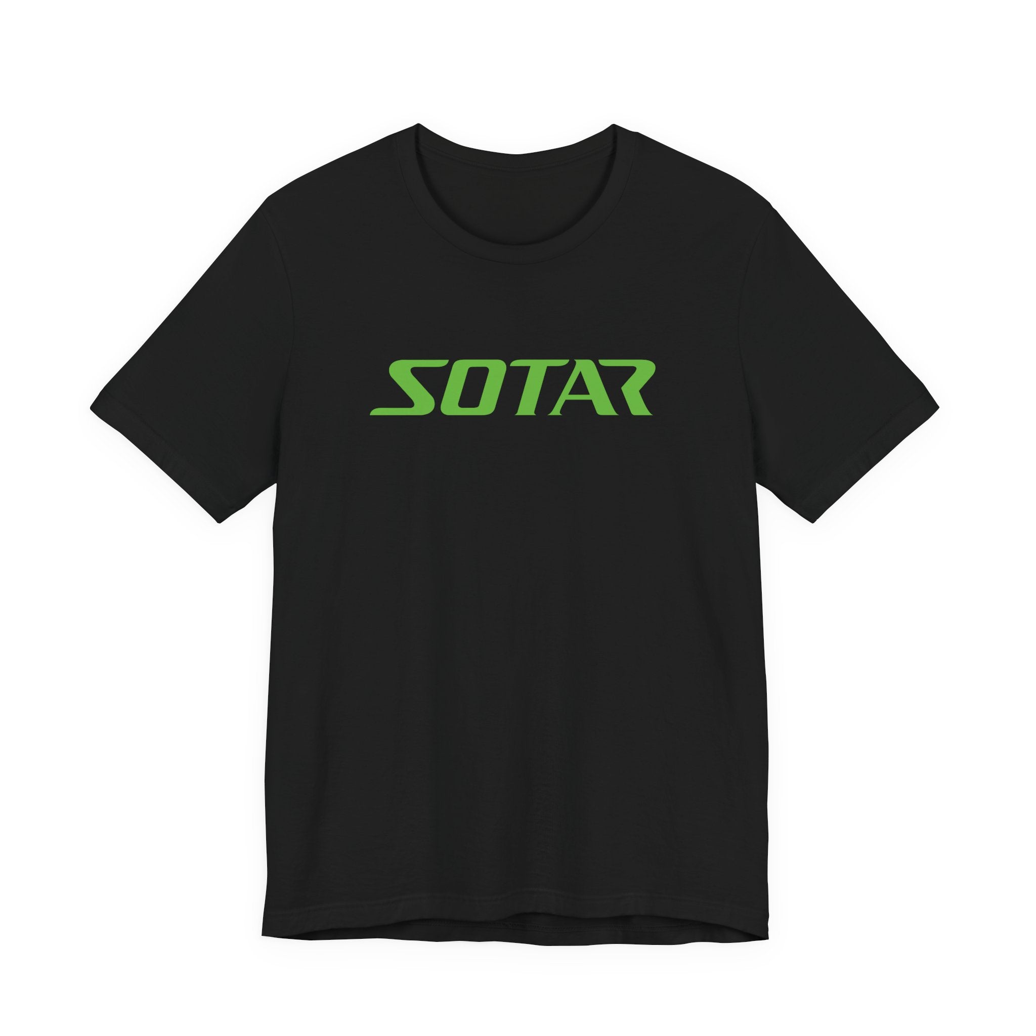 SOTAR Lime Green LOGO Graphic Tee - Unisex Casual T-Shirt, Everyday Outdoor