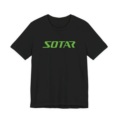 SOTAR Lime Green LOGO Graphic Tee - Unisex Casual T-Shirt, Everyday Outdoor