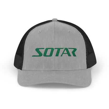 Snapback Trucker Cap - Green Logo