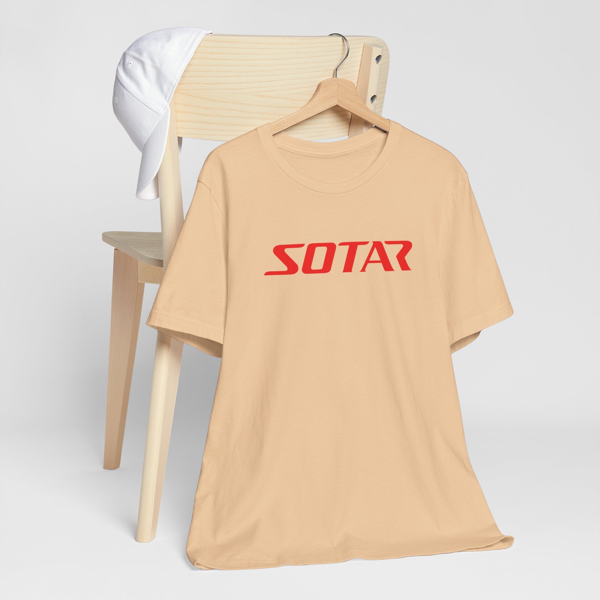 SOTAR Red LOGO Graphic Tee - Unisex Casual T-Shirt, Everyday Outdoor