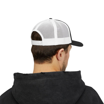 Snapback Trucker Cap -  Red Logo