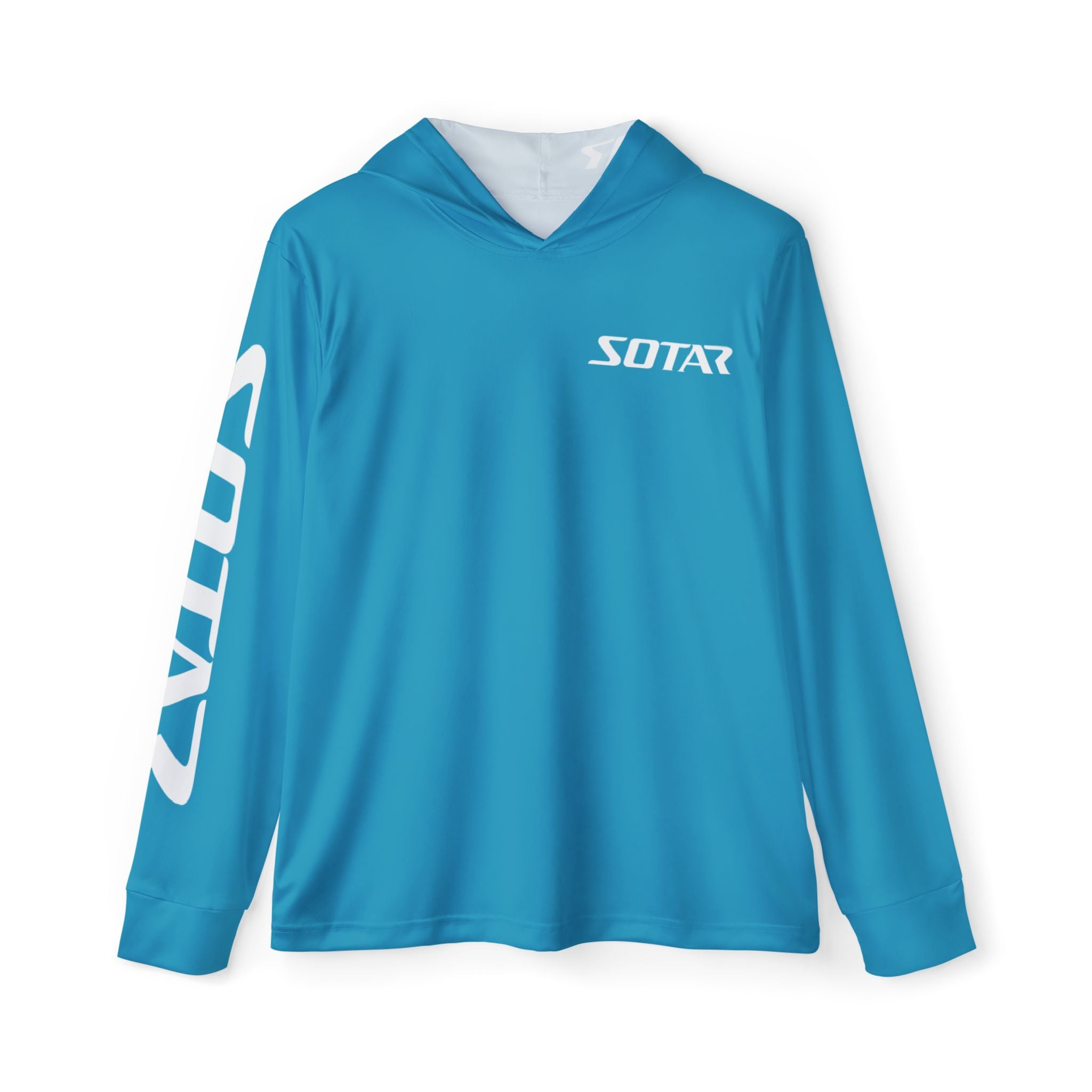 Teal White SOTAR Men's UPF 50+ Sun Shirt