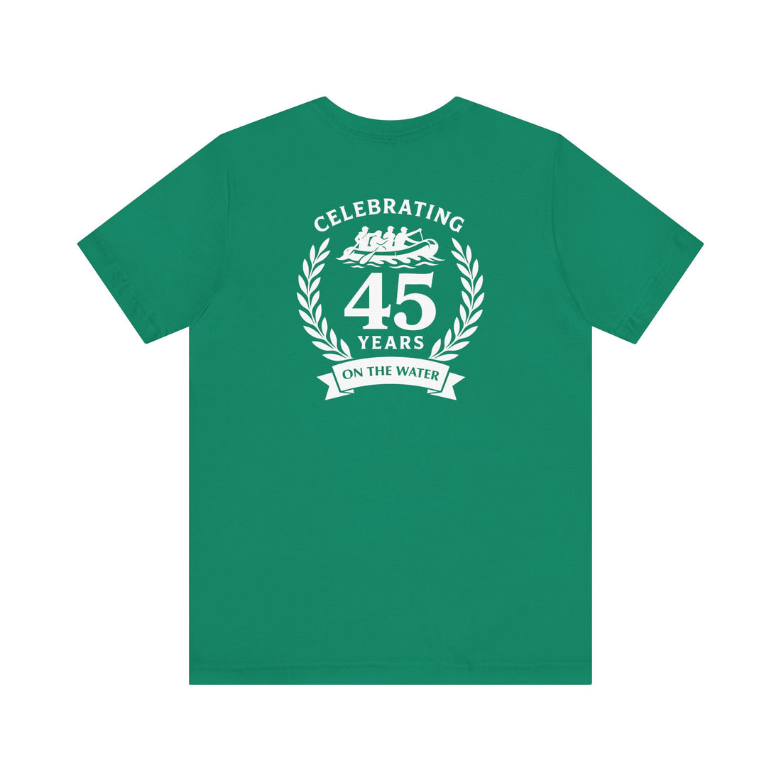 SOTAR White Logo Celebrating 45 Years Unisex Tee, Commemorative Shirt, Whitewater Rafting Anniversary T-Shirt