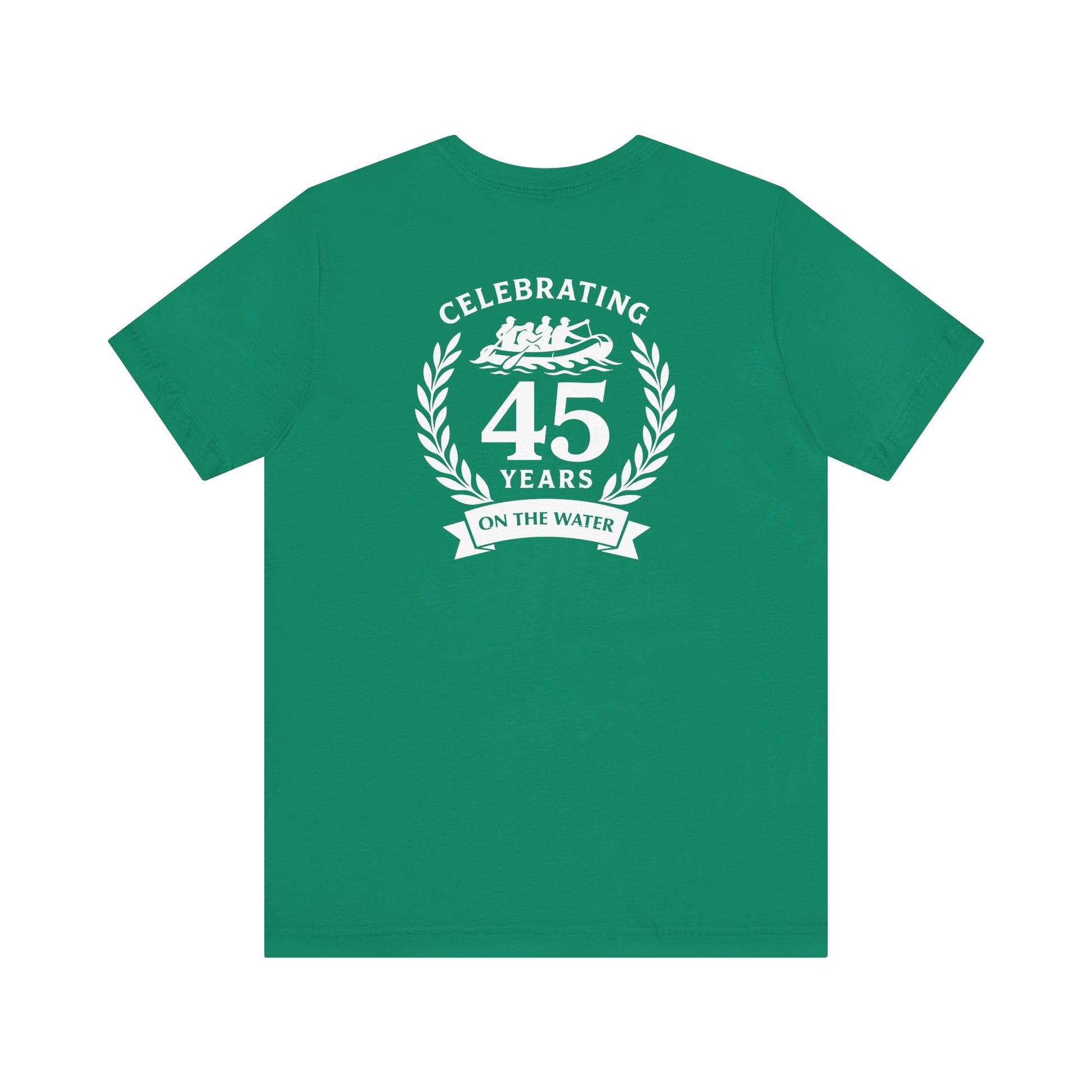 SOTAR White Logo Celebrating 45 Years Unisex Tee, Commemorative Shirt, Whitewater Rafting Anniversary T-Shirt