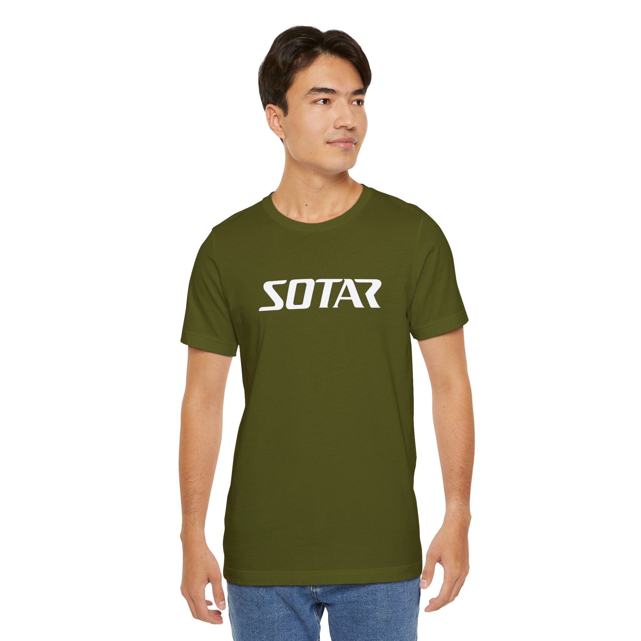 SOTAR White LOGO Graphic Tee - Unisex Casual T-Shirt, Everyday Outdoor