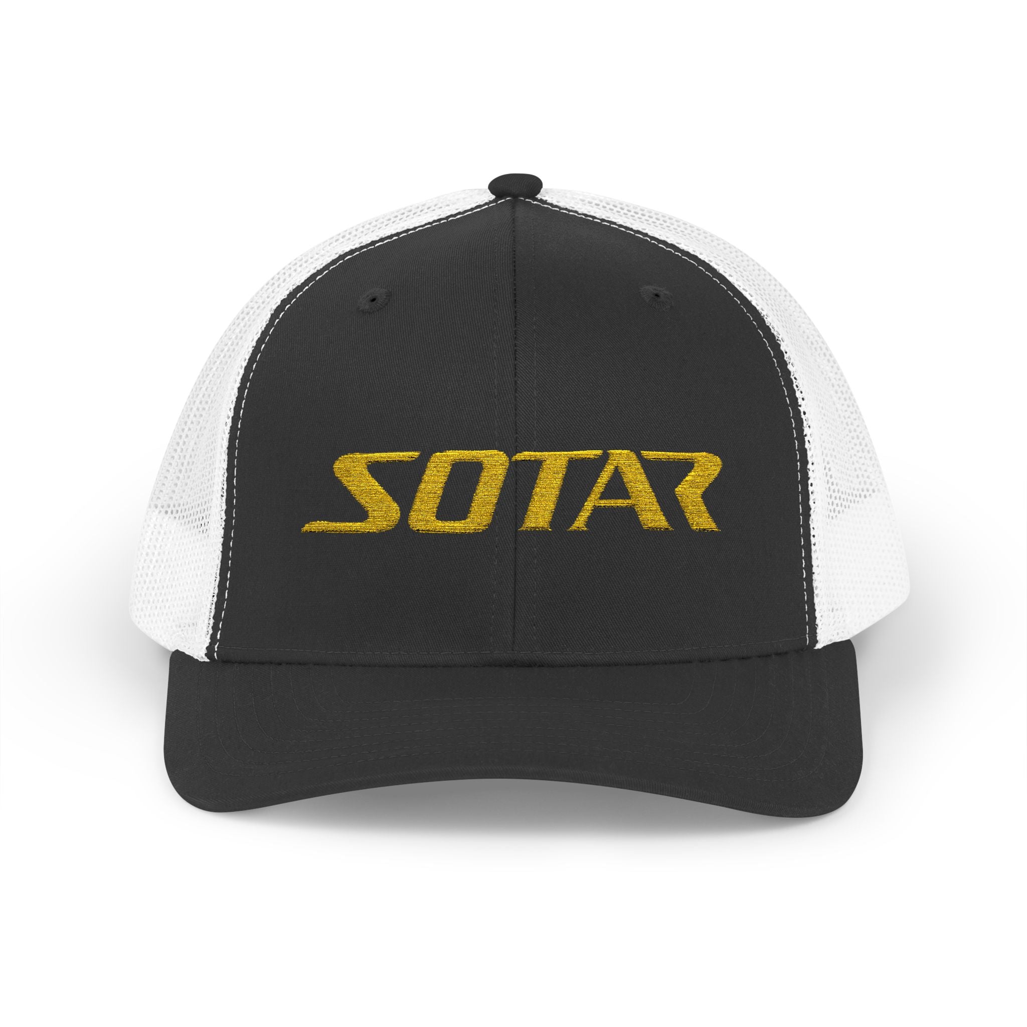 Snapback Trucker Cap - Yellow Logo