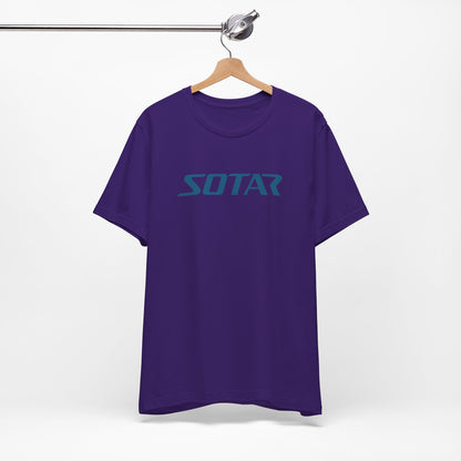 SOTAR Teal LOGO Graphic Tee - Unisex Casual T-Shirt, Everyday Outdoor